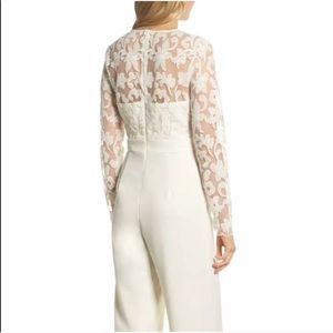 eliza j jumpsuit white